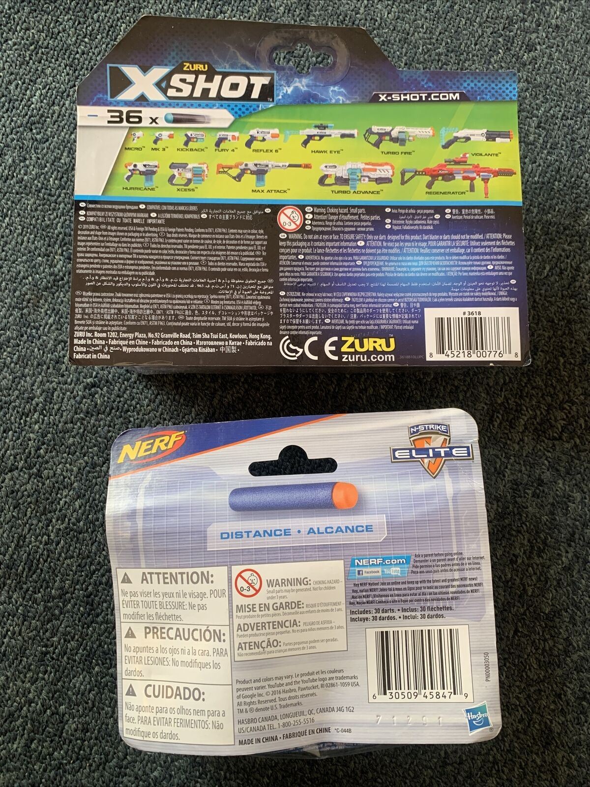 66 Darts Total - NERF Nstrike 30 Dart Refill & 36 Xshot (NERF Compatible) Dart