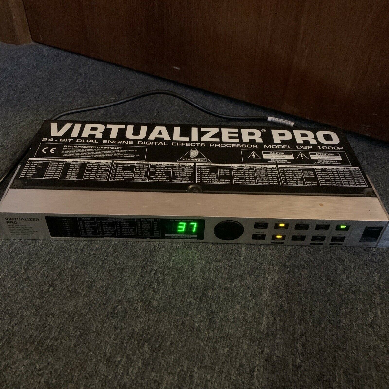 Behringer Virtualizer Pro DSP1000P Digital Effects Processor – Retro Unit