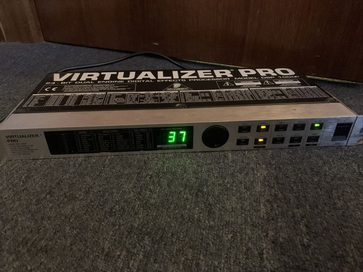 Virtualizer Pro Effects List Behringer Virtualizer Pro DSP1000P Digital Effects Processor – Retro Unit