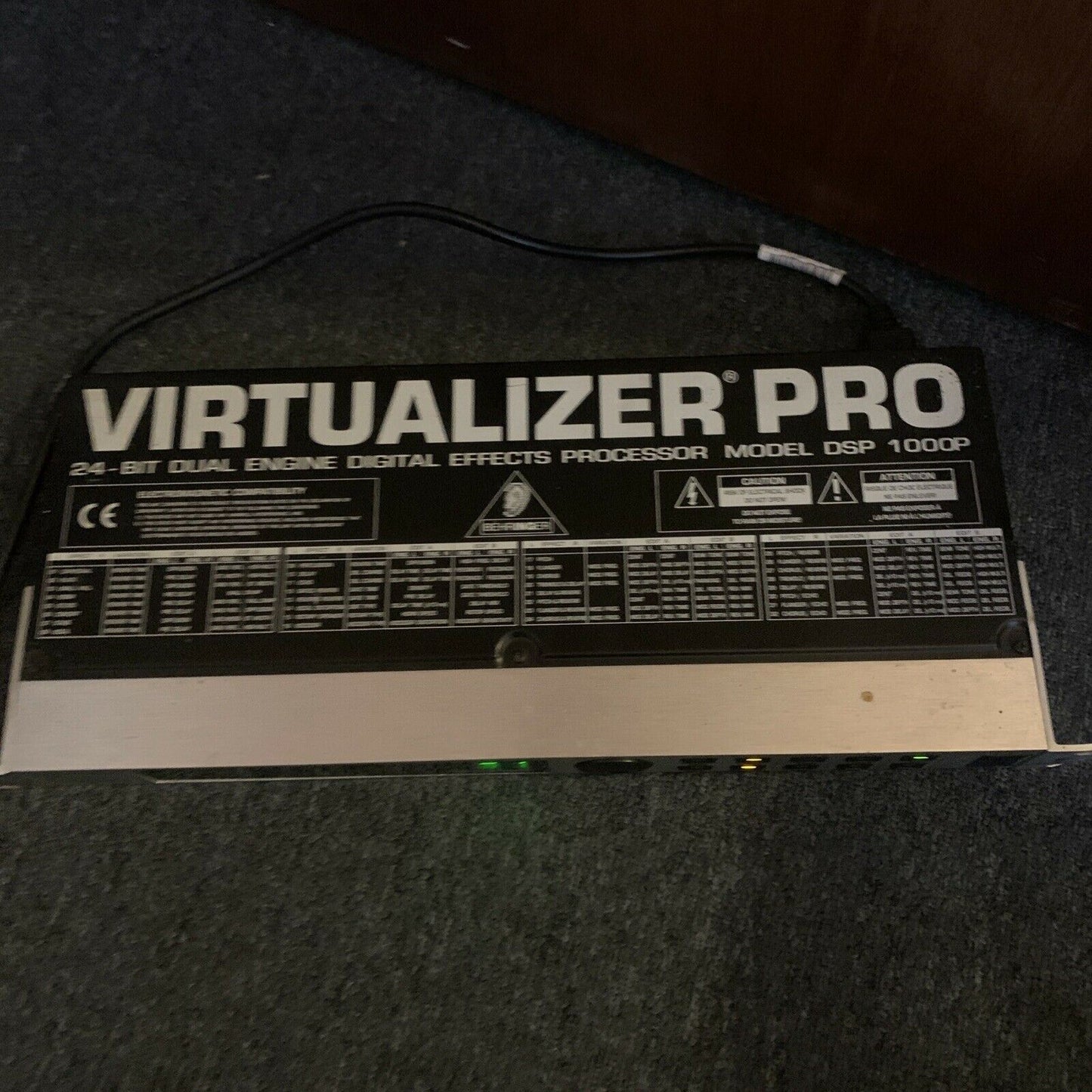 Behringer Virtualizer Pro DSP1000P Digital Effects Processor