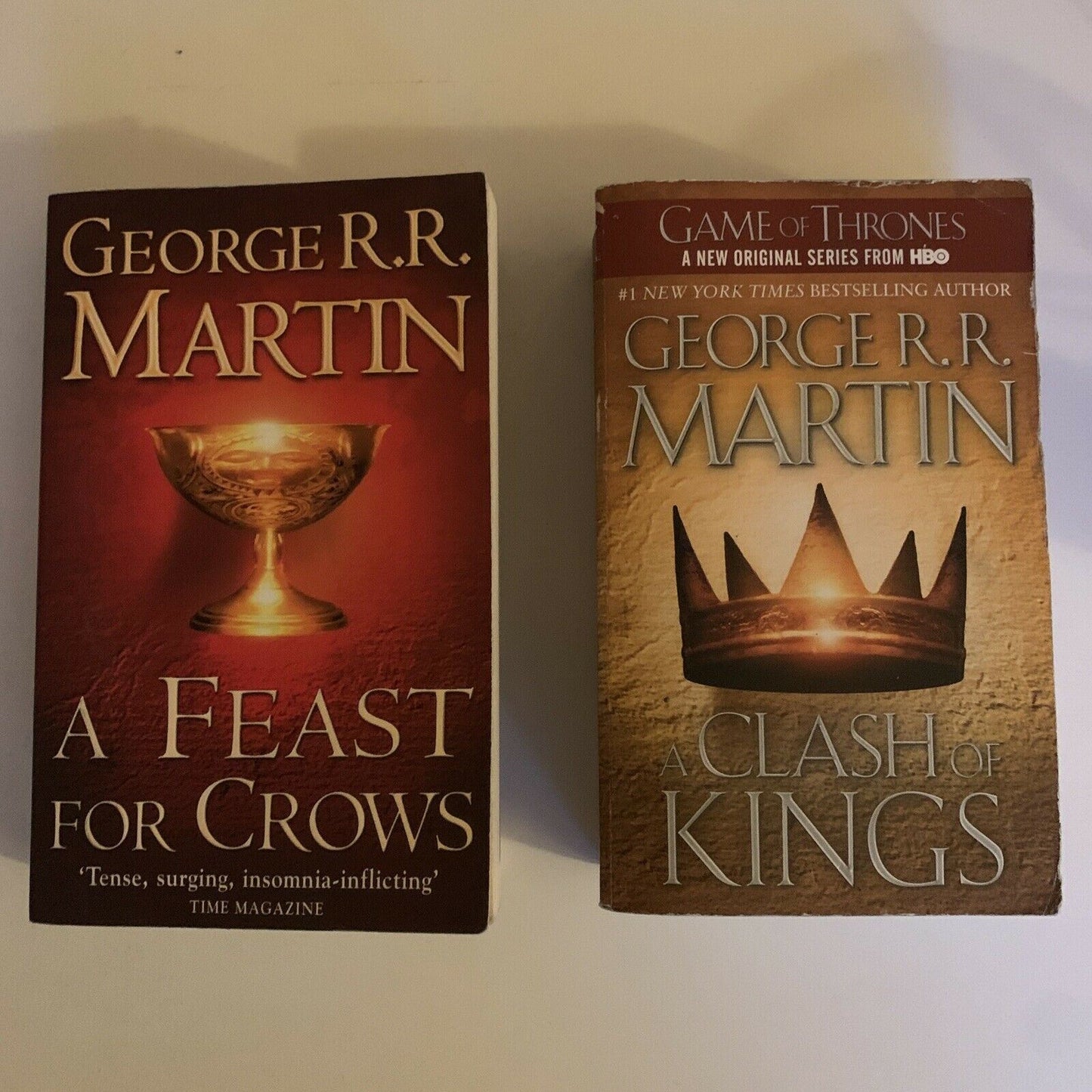 A Feast for Crows & Clash Of Kings by George R. R. Martin (2006, Paperback)