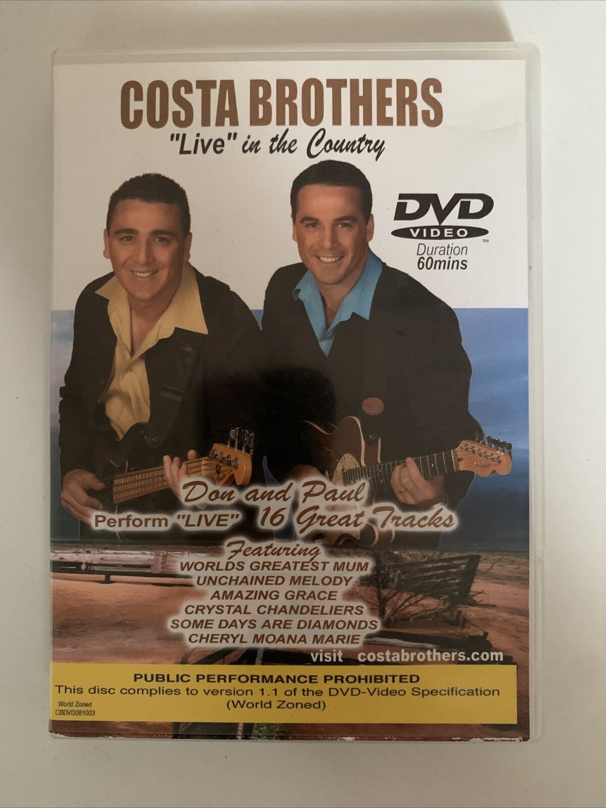 Costa Brothers - Live In The Country (DVD)