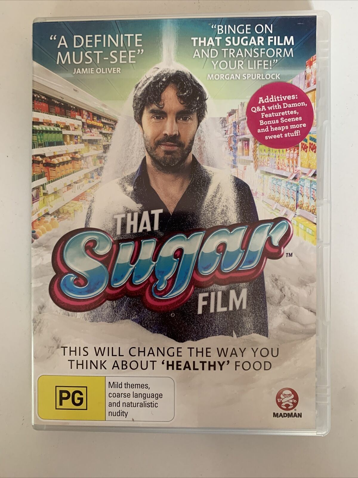 That Sugar Film (DVD, 2014) Damon Gameau, Hugh Jackman, Milla Bakaitis. Region 4