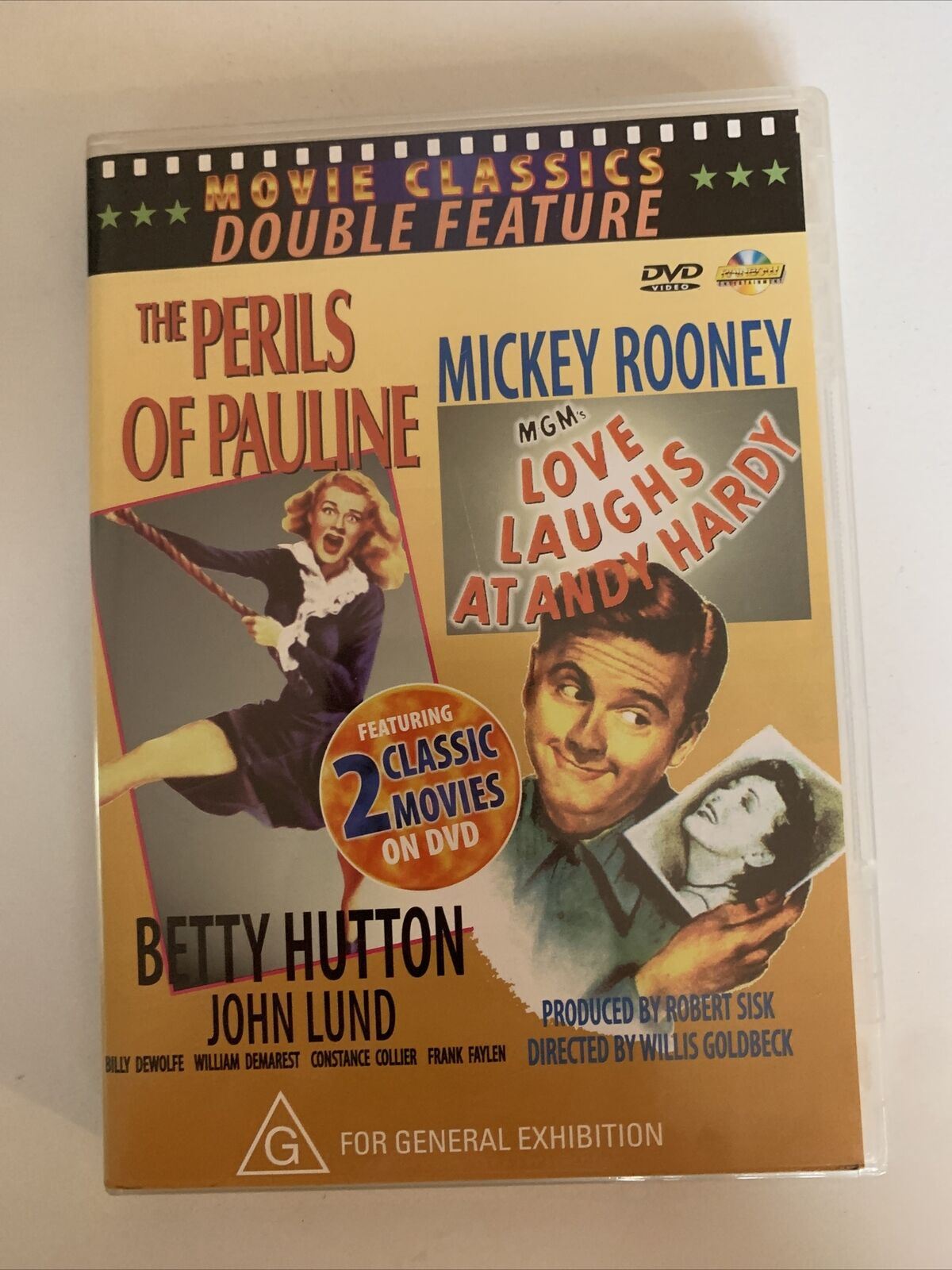 The Perils Of Pauline / Love Laughs At Andy Hardy (DVD) All Regions