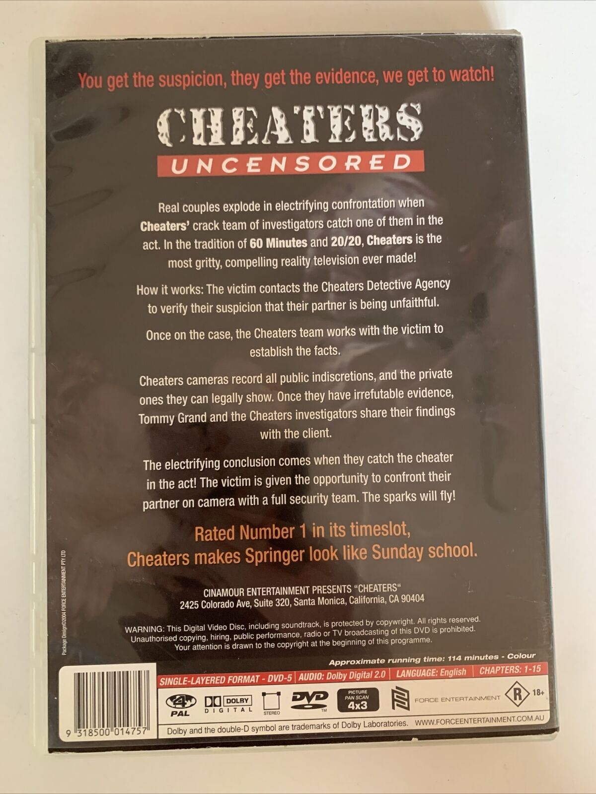 Cheaters - The Best Of Uncensored (DVD, 2004) All Regions