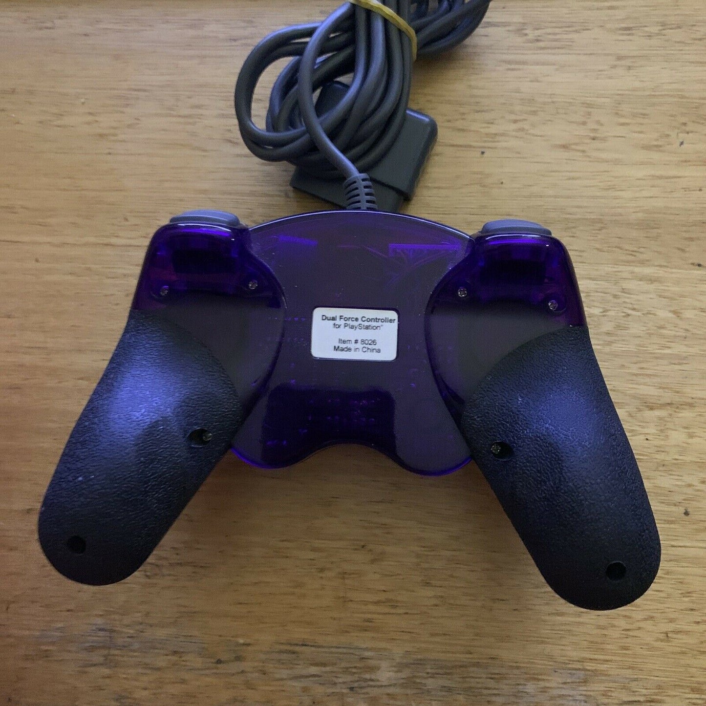 Mad Catz PlayStation PS2 Dual Force Controller - Clear Purple w Turbo/Auto-fire