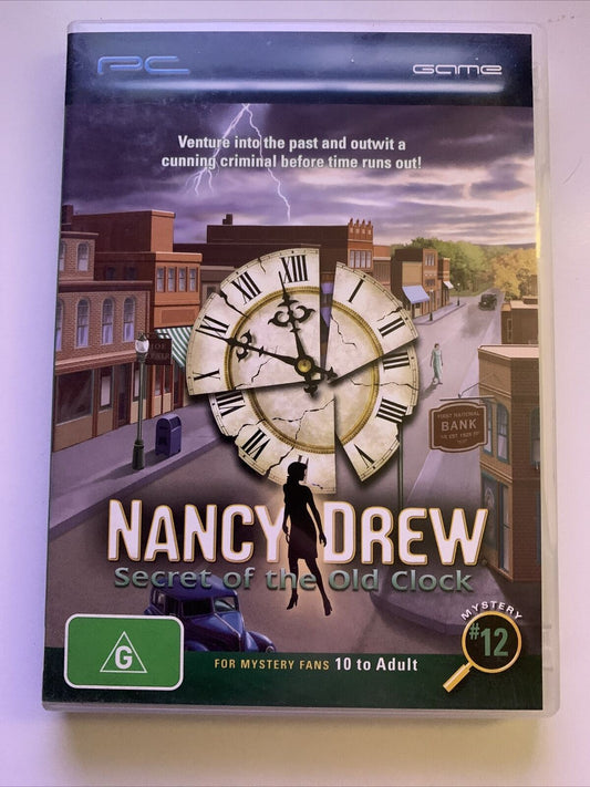 Nancy Drew: Secret Of The Old Clock - PC Windows CD-ROM Hidden Object Game