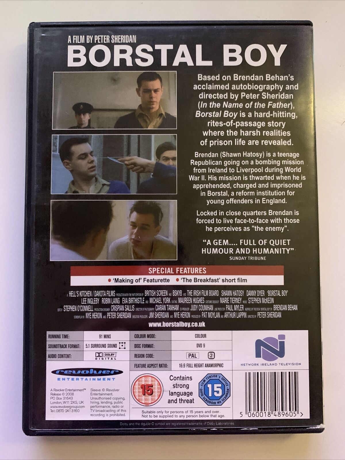Borstal Boy (DVD, 2000) Shawn Hatosy, Eamon Glancy, Ian McElhinney. Region 2