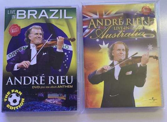 2x Andre Rieu Lot: Live In Australia & Live In Brazil (DVD) All Regions