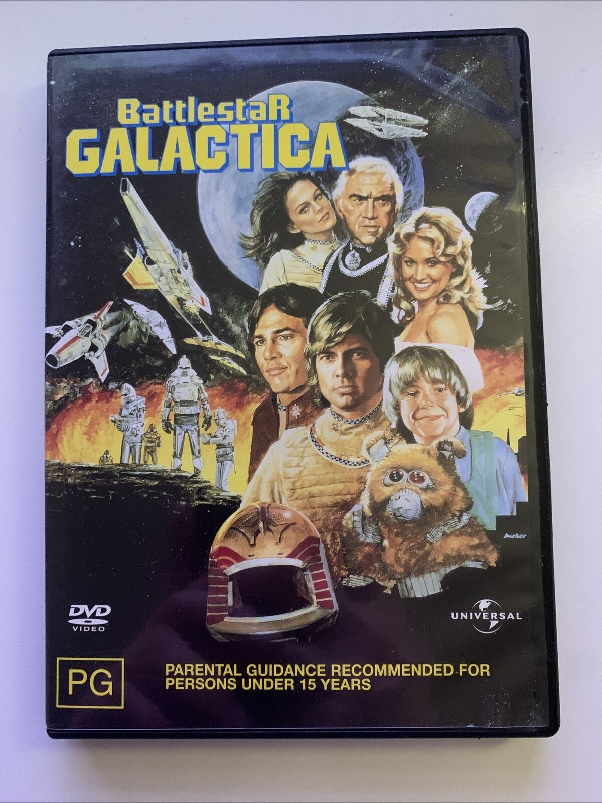 Battlestar Galactica (DVD, 1978) Richard Hatch, Dirk Benedict. Region 4&2