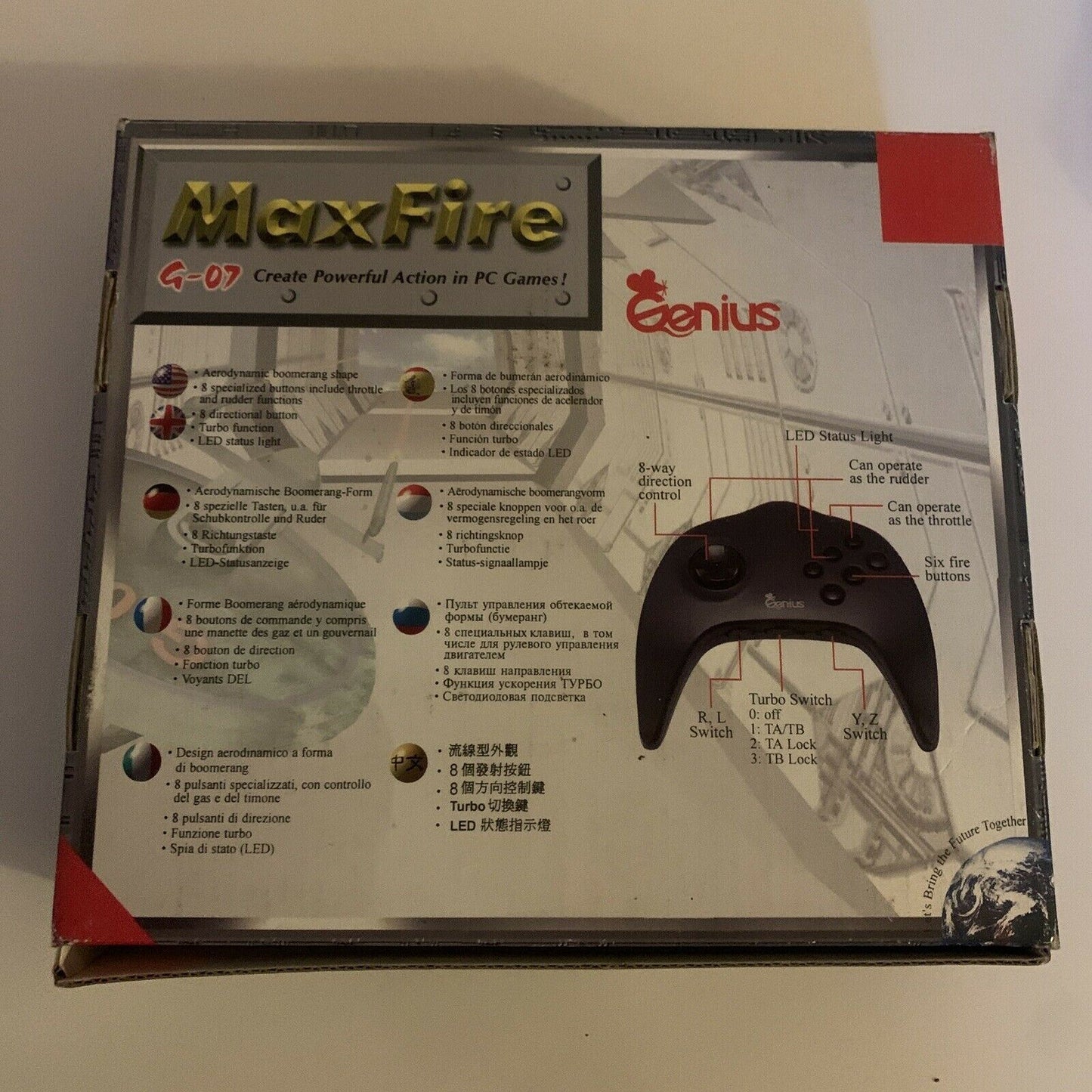 Vintage Genius Maxfire G-07 Gamepad Controller for PC