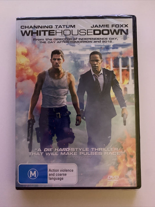 *New Sealed* White House Down (DVD, 2013) Channing Tatum, Jamie Foxx. Region 4,2