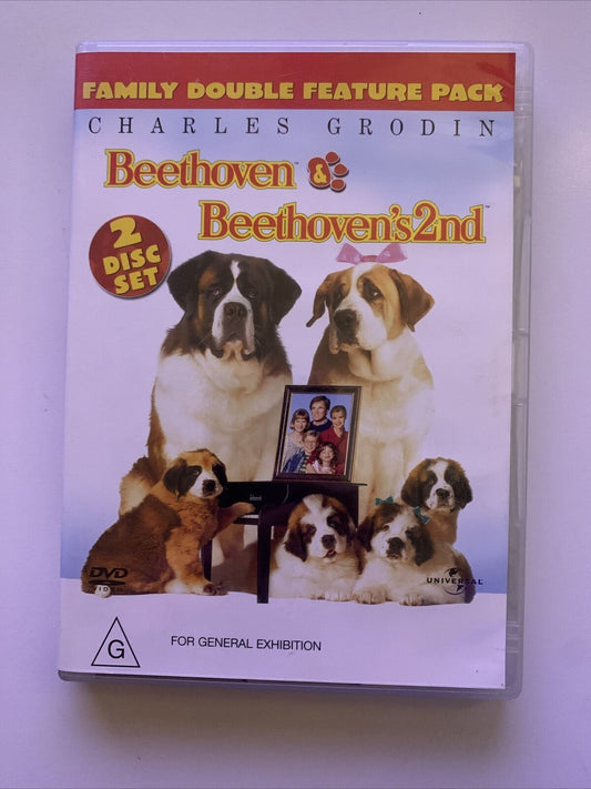 Beethoven 1 & 2 (DVD, 2003, 2-Disc) Charles Grodin. Region 4,2