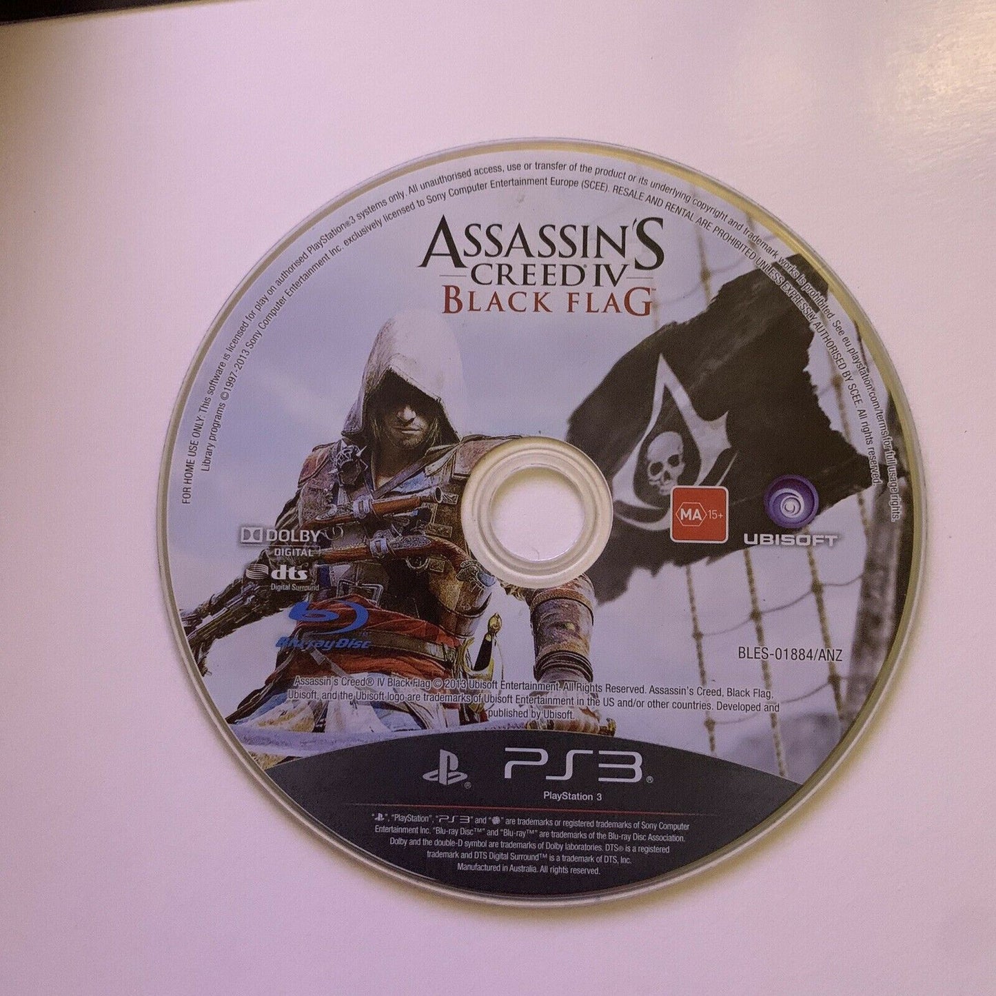 Assassins Creed IV 4 Black Flag (Sony PlayStation 3, 2013) PS3 Game