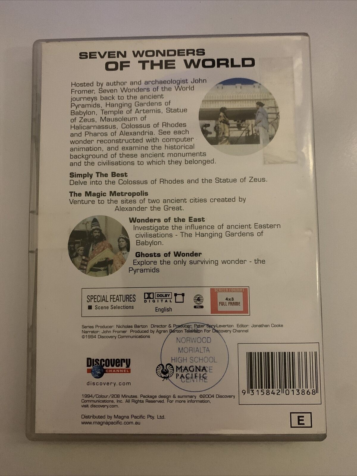 Seven Wonders Of The World (DVD, 2-Disc) Region 4