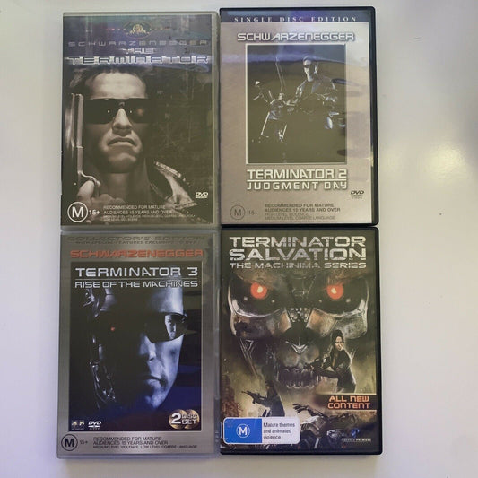 The Terminator 1,2,3 & Machinima (DVD) Region 4