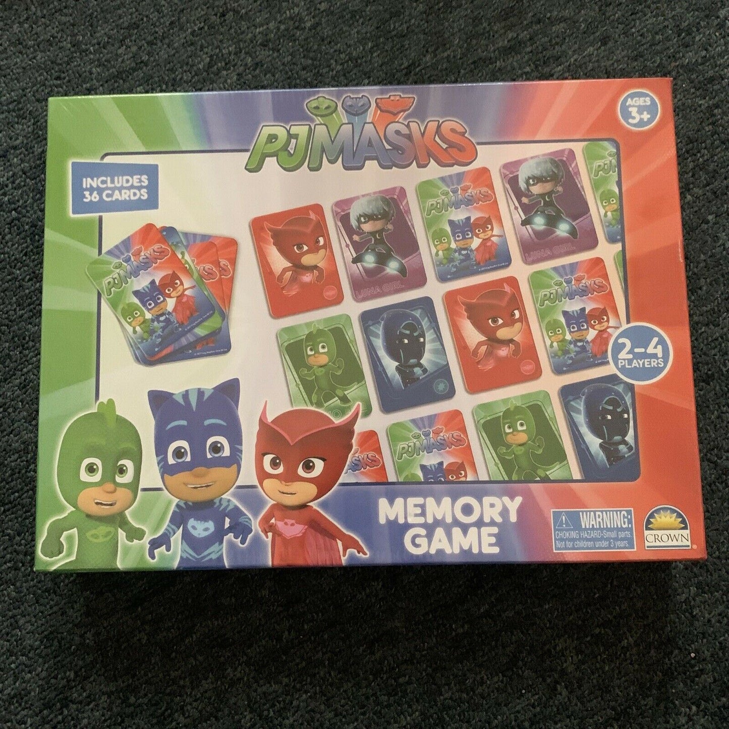 *New Sealed* PJ Masks Memory Game