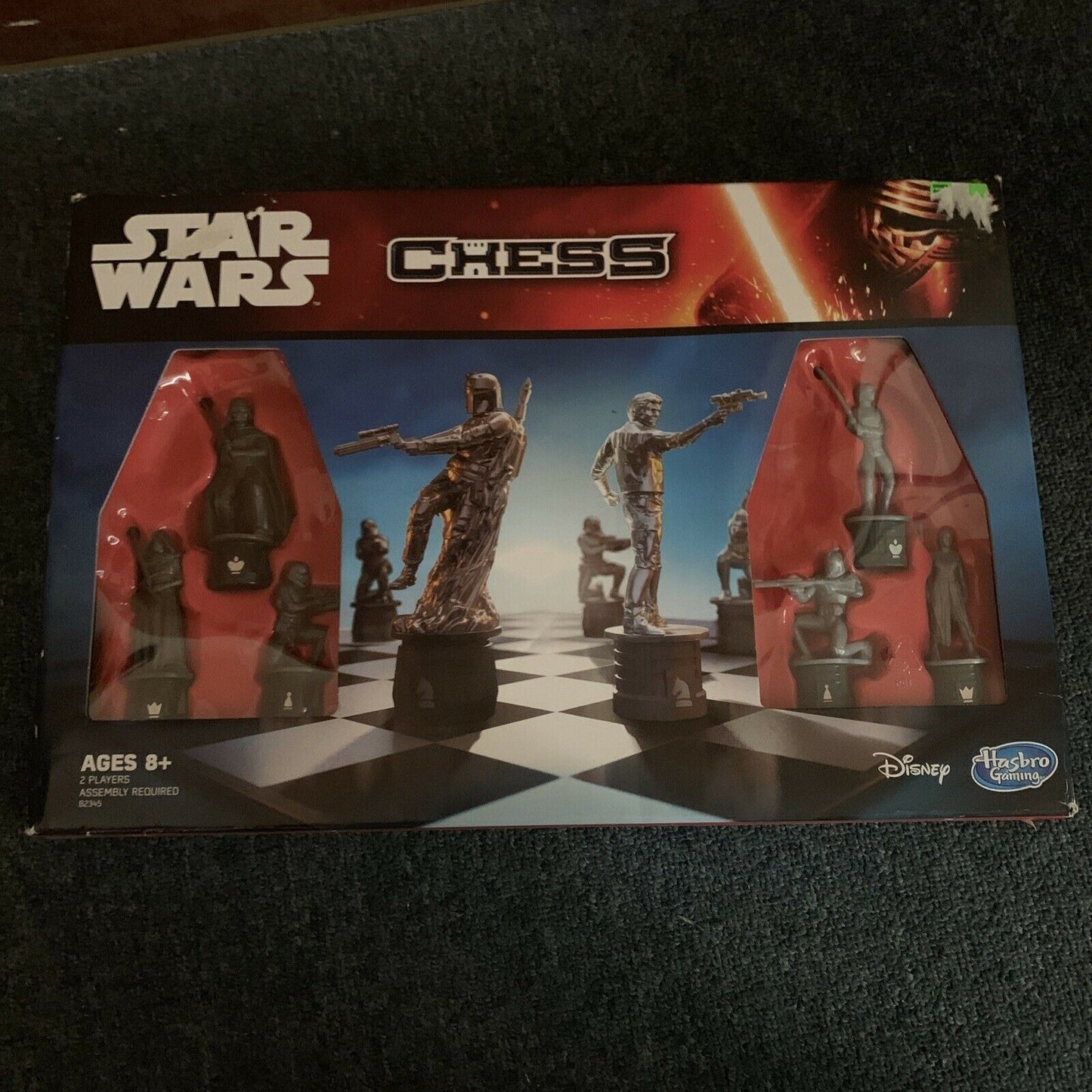 Star Wars Chess Set Complete Disney Hasbro 2014