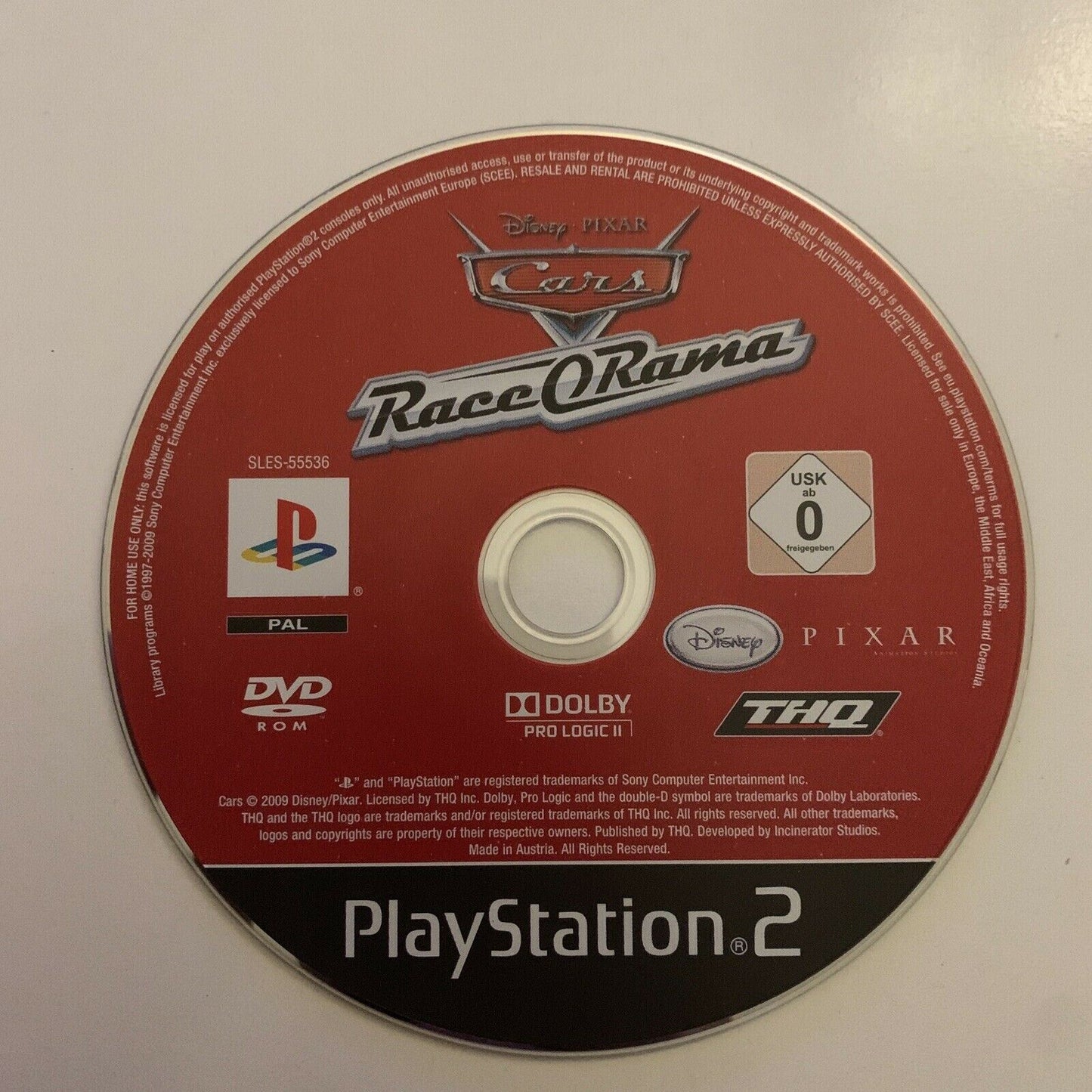 Disney Pixar Cars Race-O-Rama Nintendo Wii PAL Game With Manual – Retro Unit