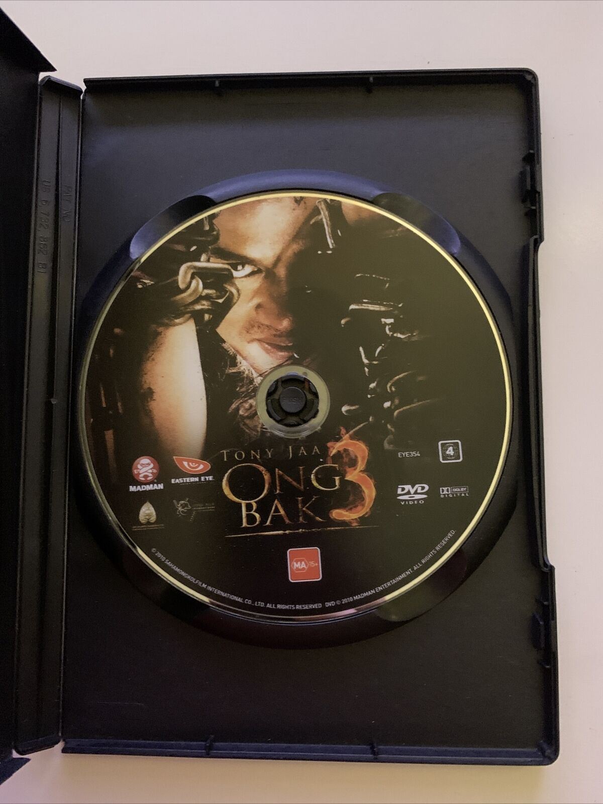 Ong Bak 3 (DVD) Tony Jaa, Panna Rittikrai. Region 4