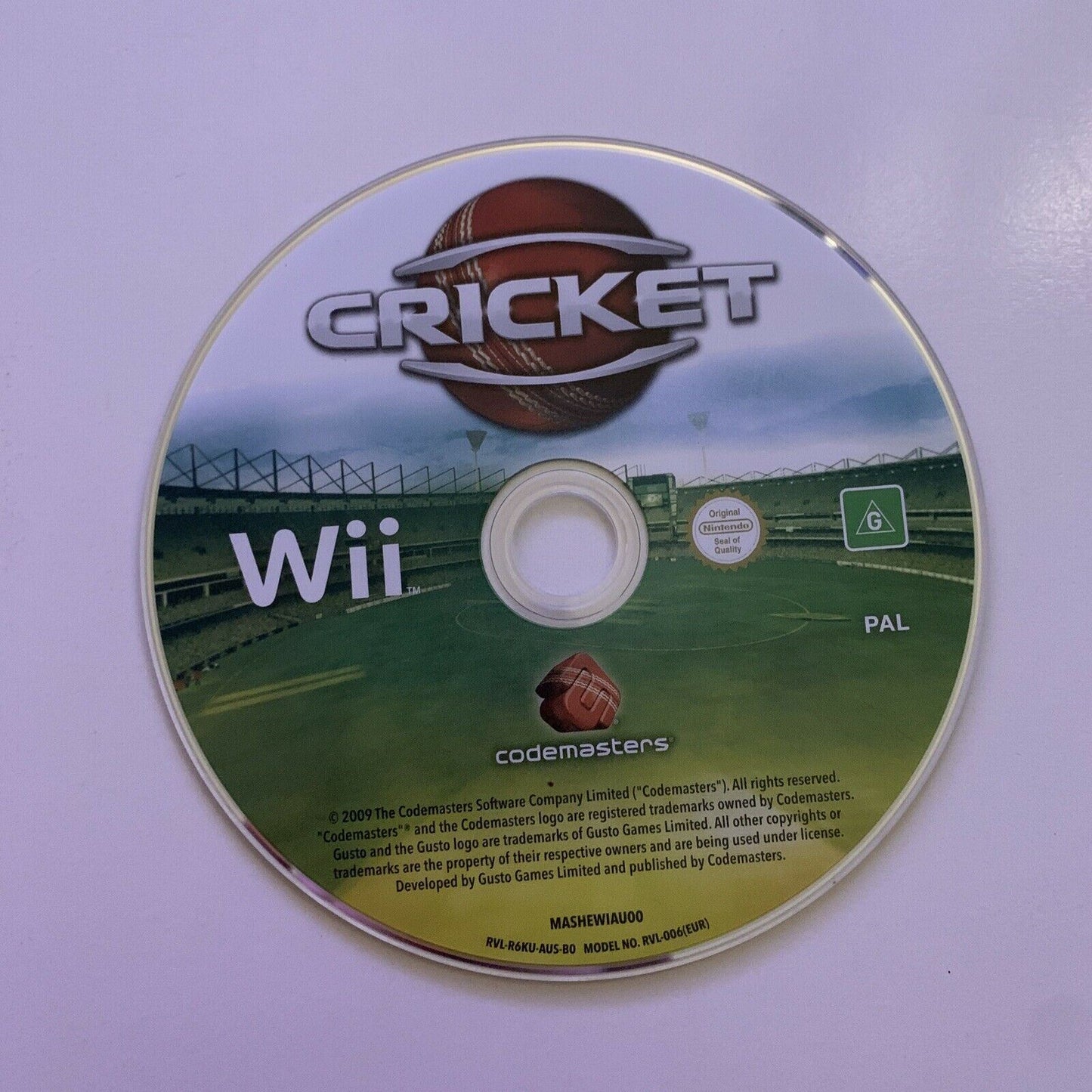 Cricket - Nintendo Wii PAL Game