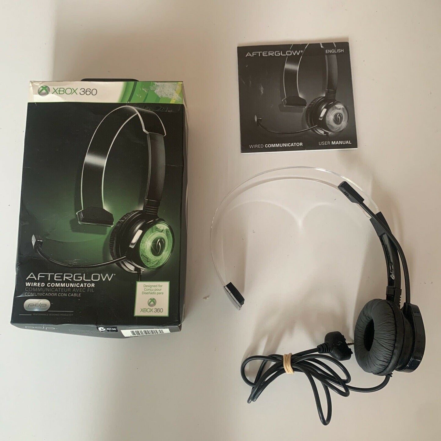 Microsoft XBOX 360 - AFTERGLOW WIRED COMMUNICATOR - Complete Boxed