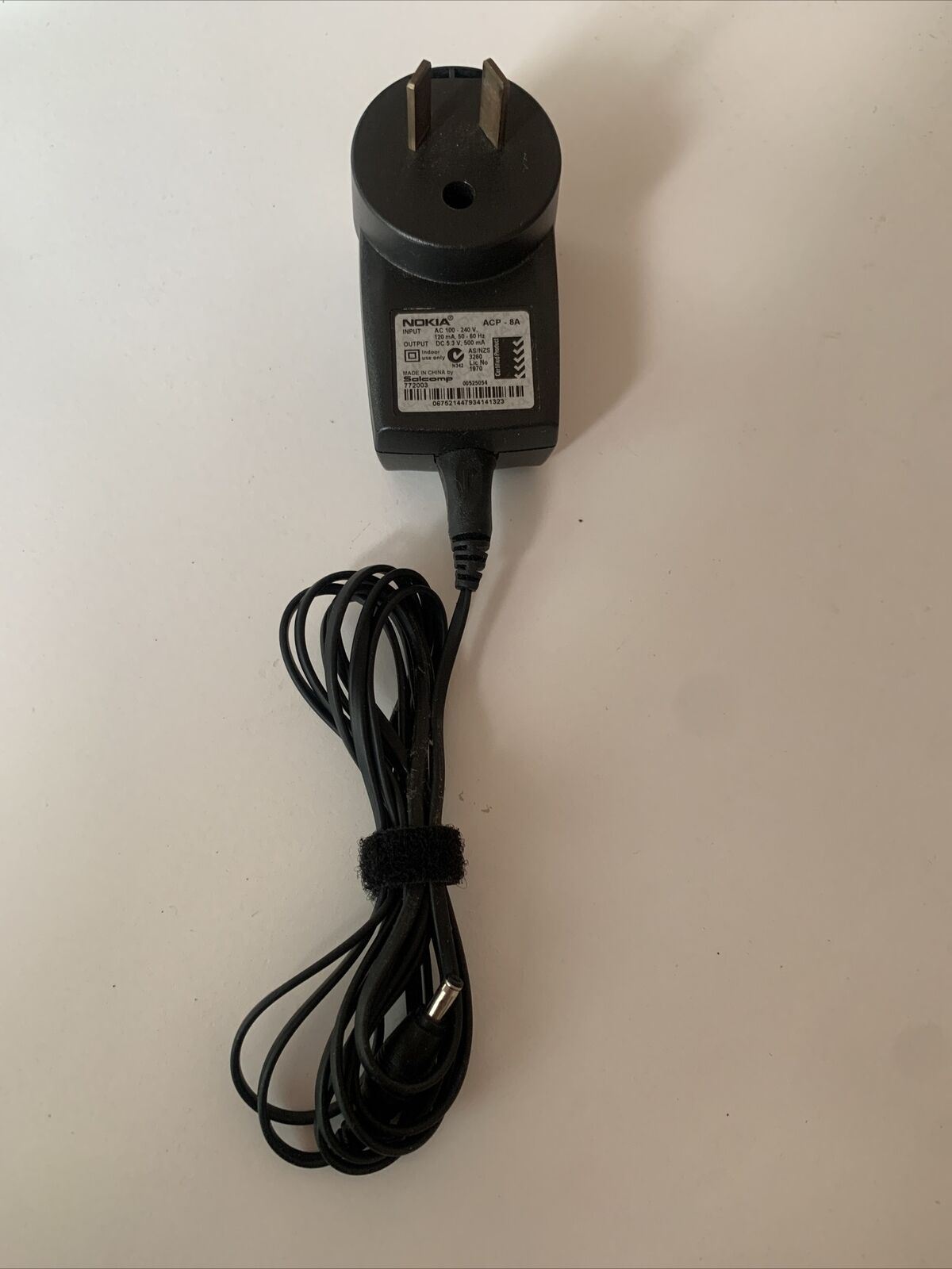 Genuine Nokia ACP-8A AC Adapter 5.3 V 500mA for 6210 6250 8210 8250 8310 8850