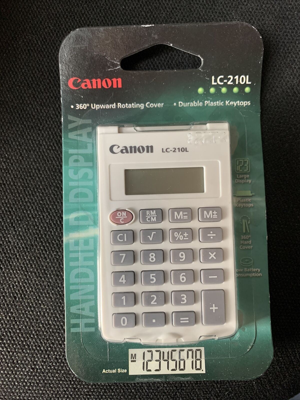Canon LC-210L Calculator - Lightweight Durable with 360 Rotating Cover