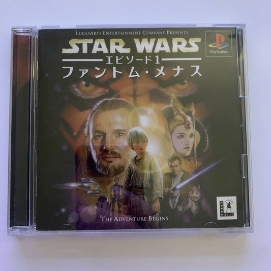 Star Wars: Phantom Menace - PlayStation PS1 NTSC-J Japan Game