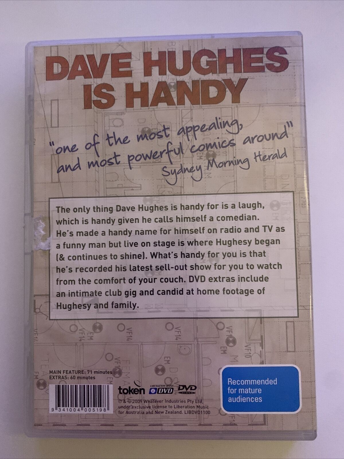 Dave Hughes Is Handy - Live On Stage! (DVD) All Regions