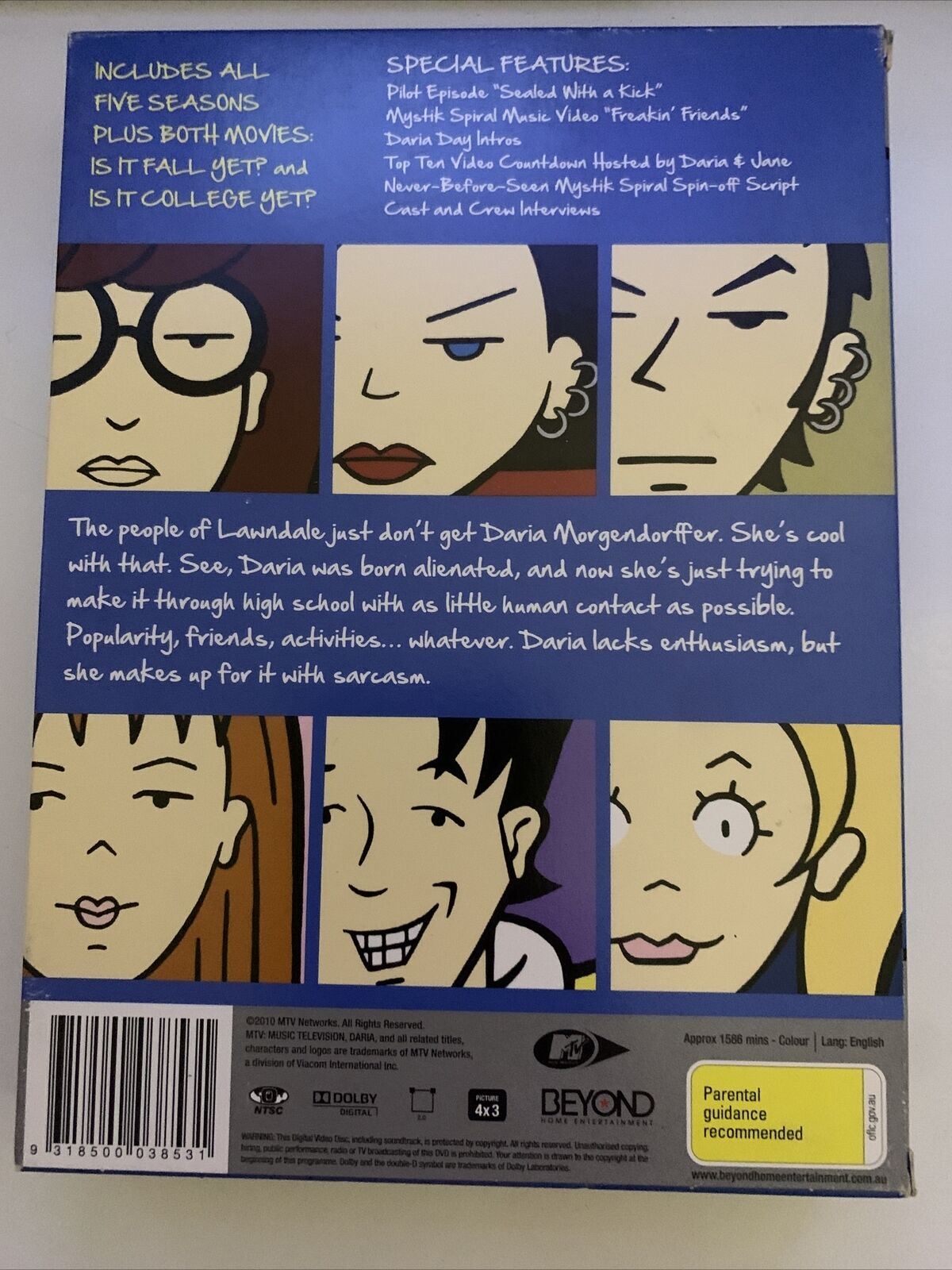 Daria - The Complete Animated Series (DVD) All Regions