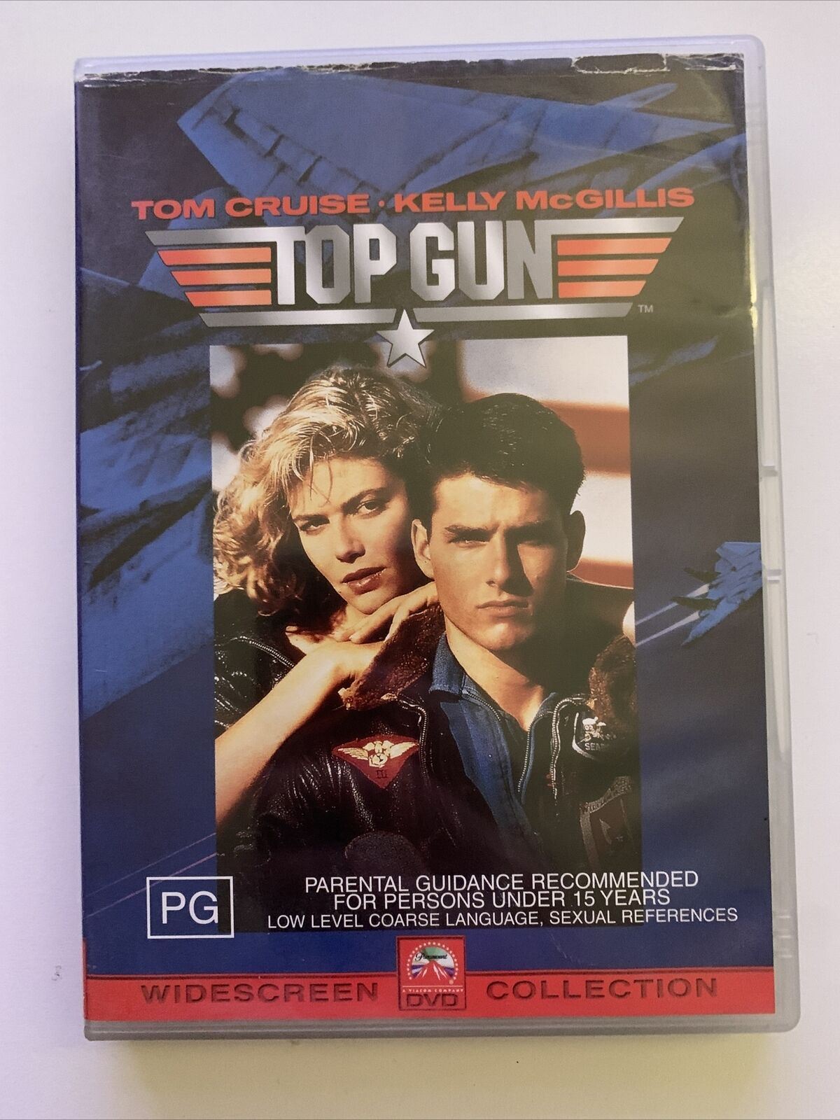 Top Gun (DVD, 1986) Tom Cruise, Kelly McGillis, Val Kilmer. Region 4