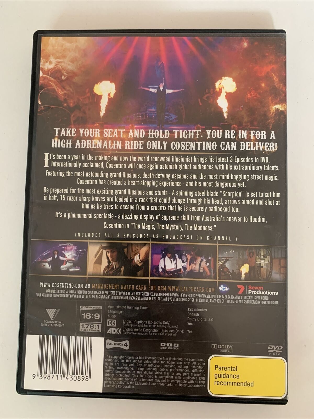 Cosentino: The Magic, Mystery, Madness - The Complete Series (DVD) Region 4