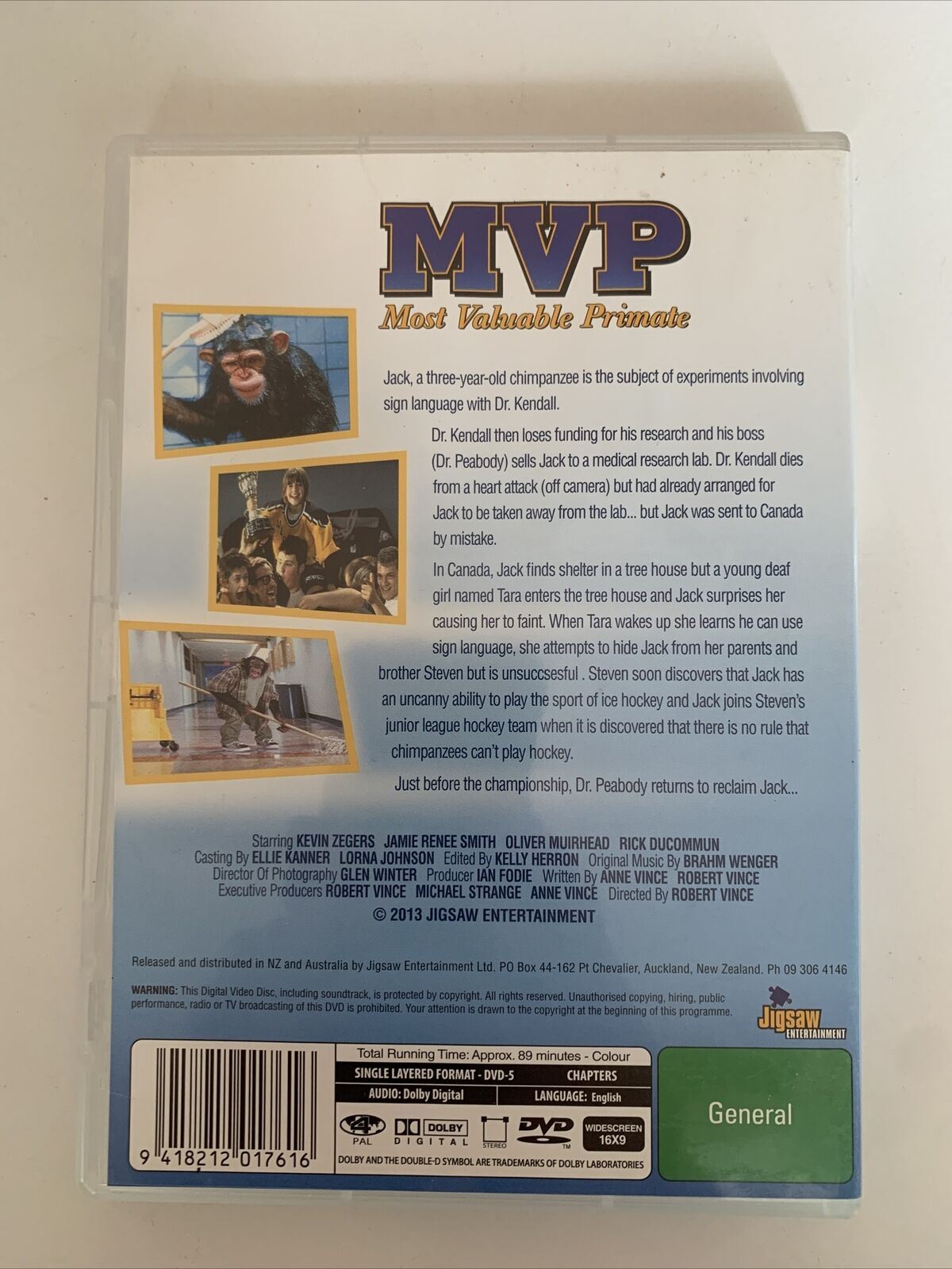 MVP Most Valuable Primate (DVD) All Regions