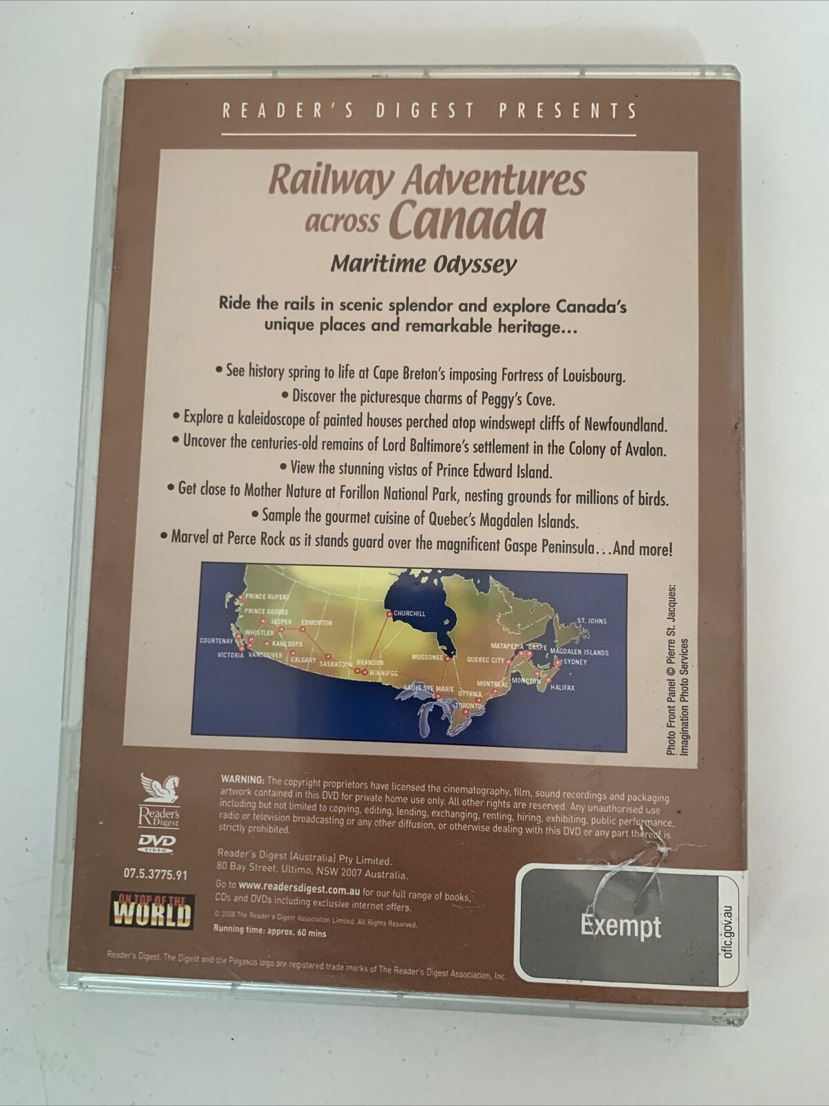 Railway Adventures Across Canada (DVD) All Regions