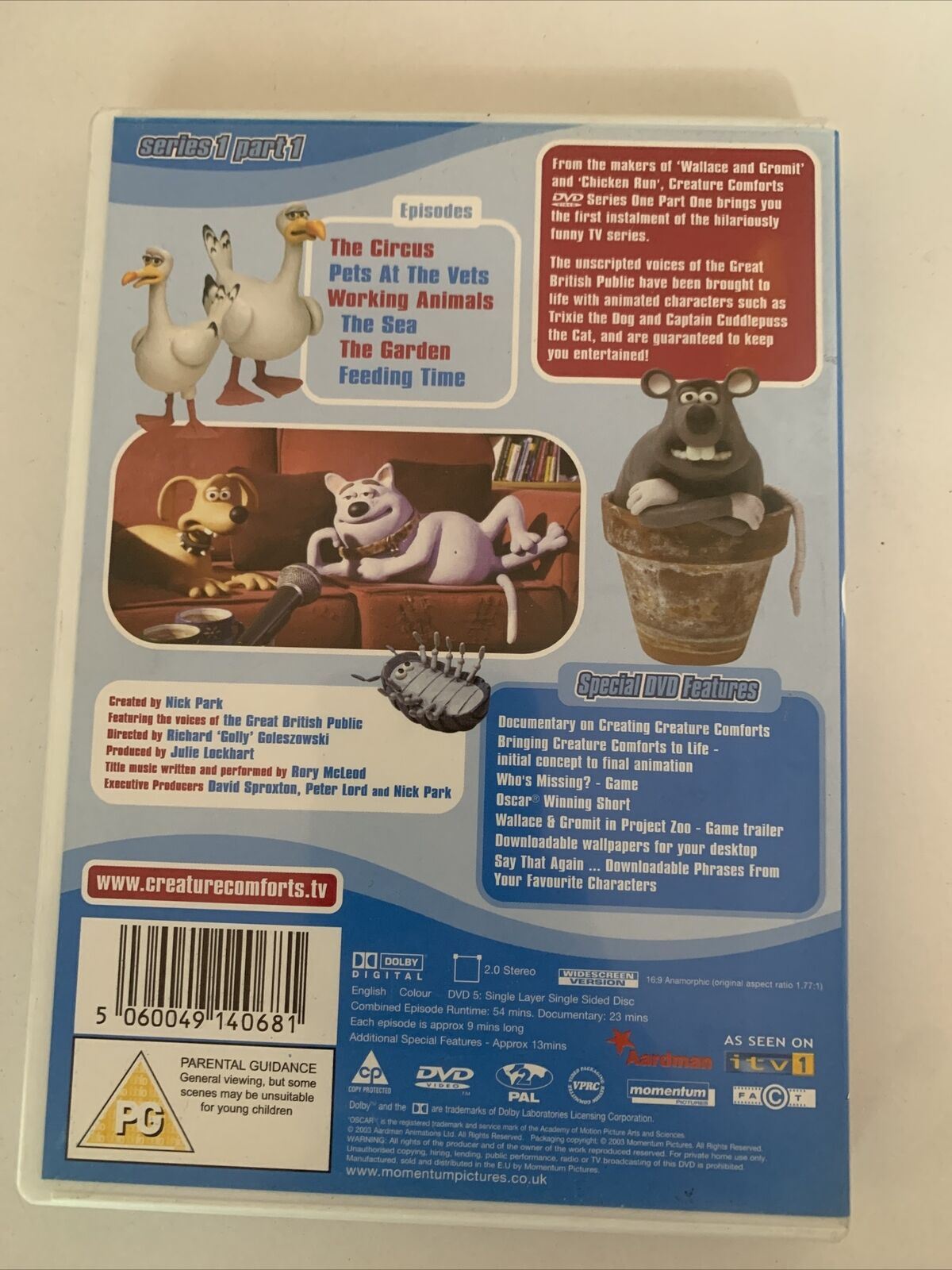 Creature Comforts: Series 1 Part 1 (DVD) Region 2