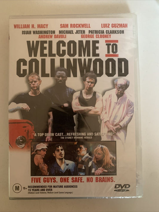 *New Sealed* Welcome To Collinwood (DVD, 2002) George Clooney. Region 4