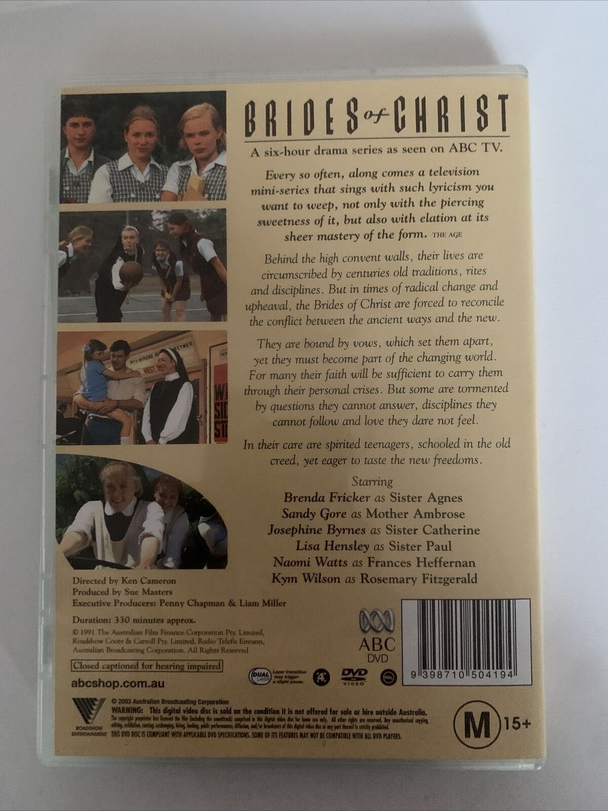 Brides Of Christ (DVD, 1991, 2-Disc Set) Kym Wilson, Pat Bishop. TV Mini-Series