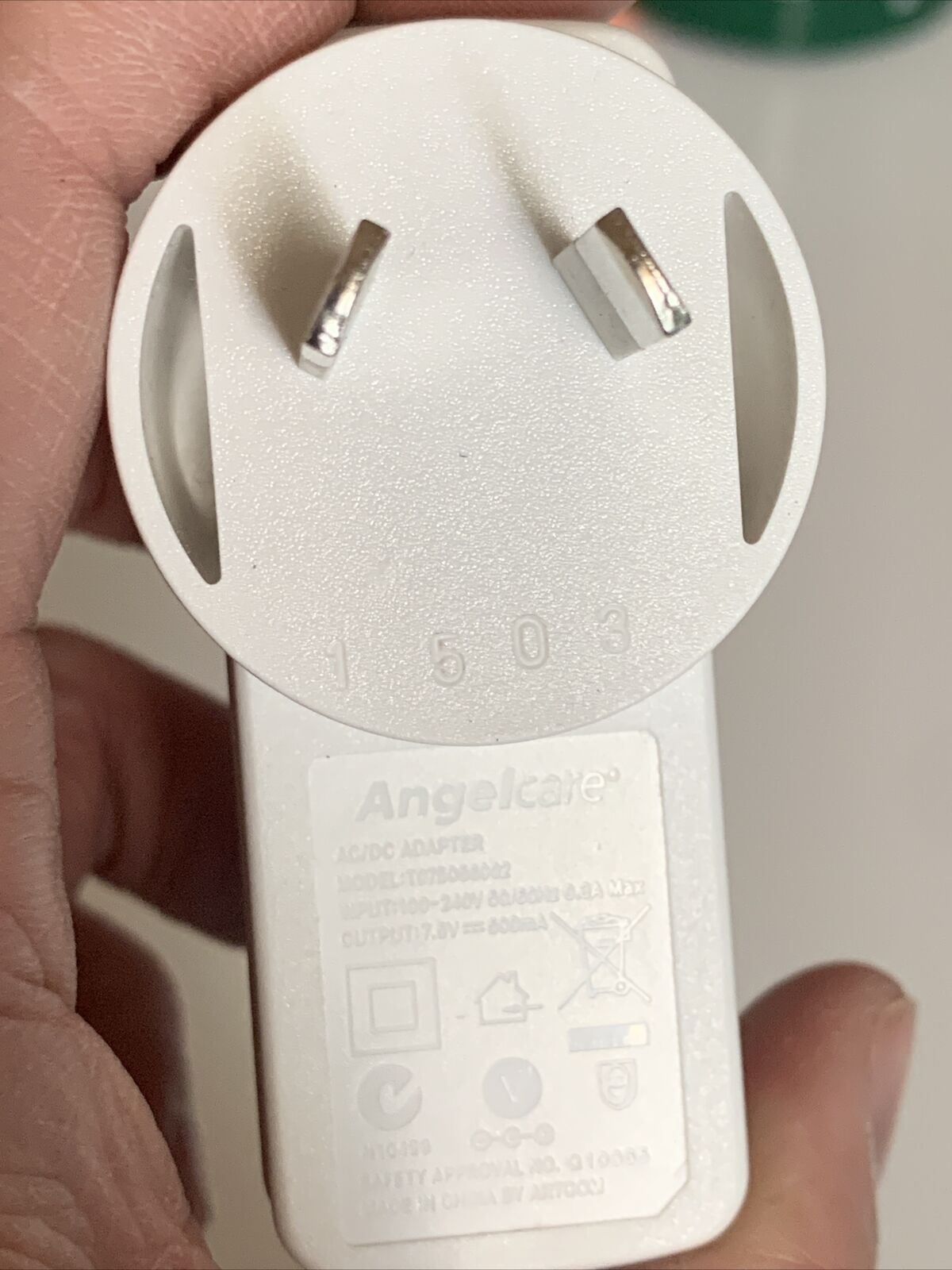 Angelcare T07505S002 AC Adapter 7.5V 500mA Power Supply