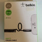 Belkin MIXITUP Coiled AUX Audio Cable Black 1.8m