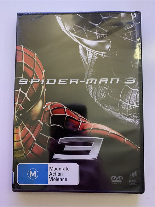 *New Sealed* Spider-Man 3 (DVD, 2007) Tobey Maguire, Kirsten Dunst. Region 4
