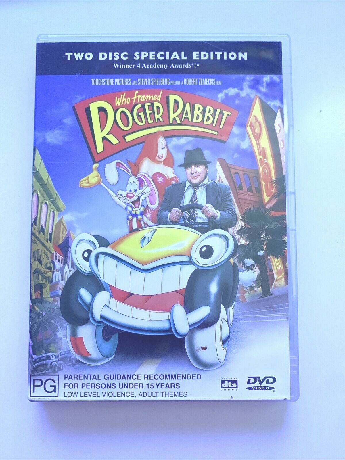 Who Framed Roger Rabbit - Special Edition (DVD, 1988, 2-Disc Set) Region 4&2