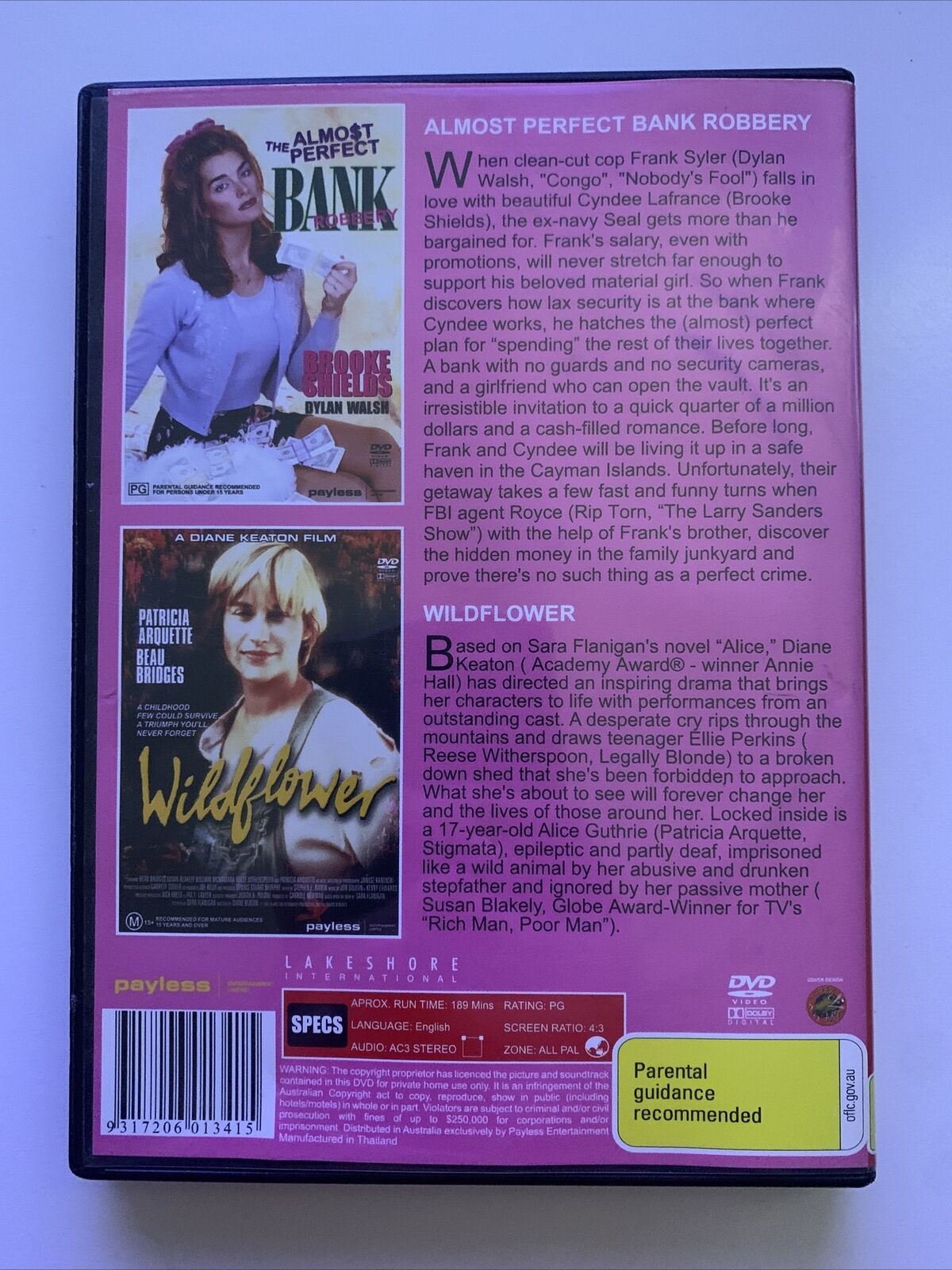 The Almost Perfect Bank Robbery & Wildflower (DVD)