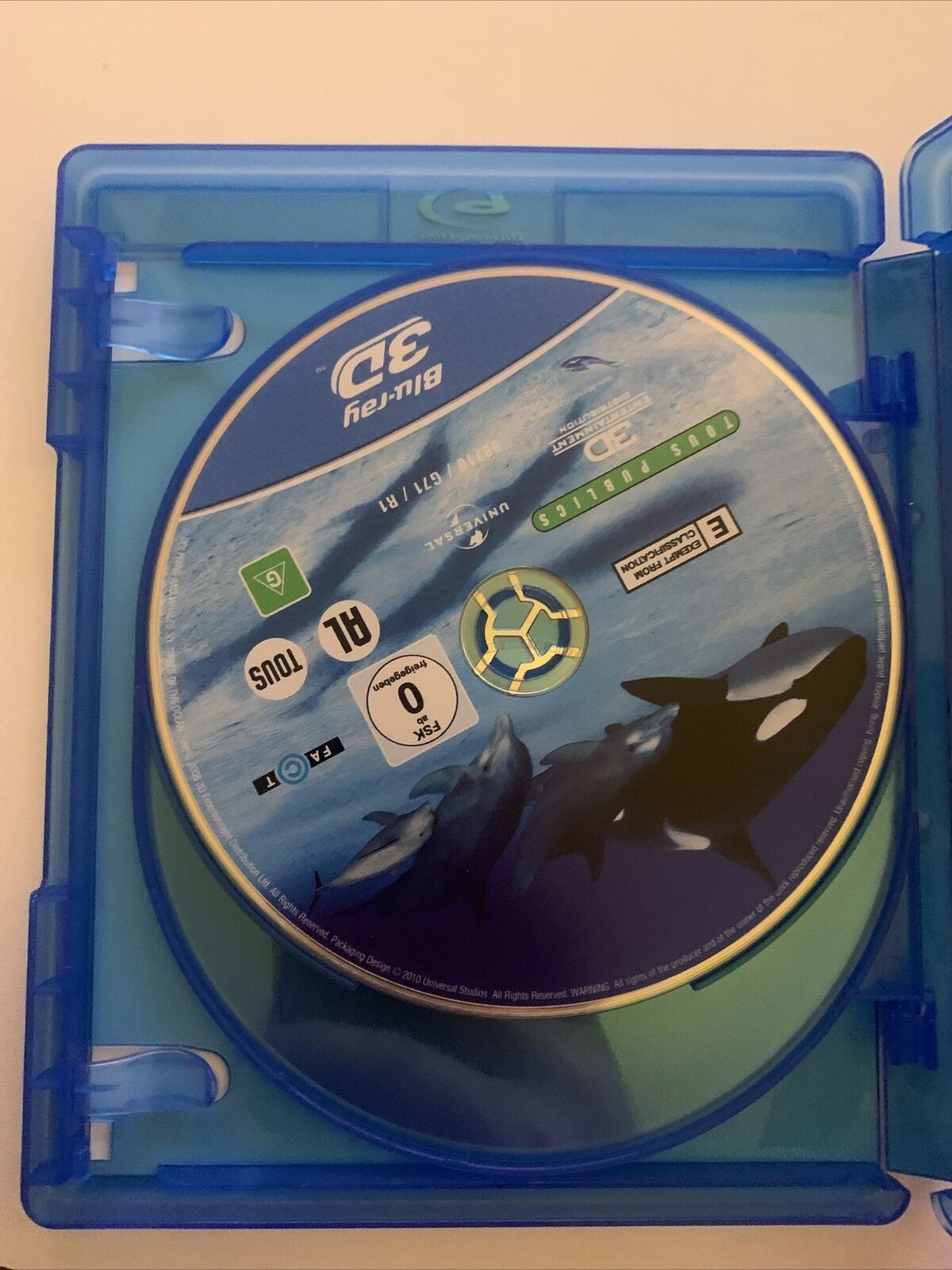 Shark 3D Jean Michel Cousteaus Film Trilogy (Blu-Ray 3D, 3-Disc) Documentary