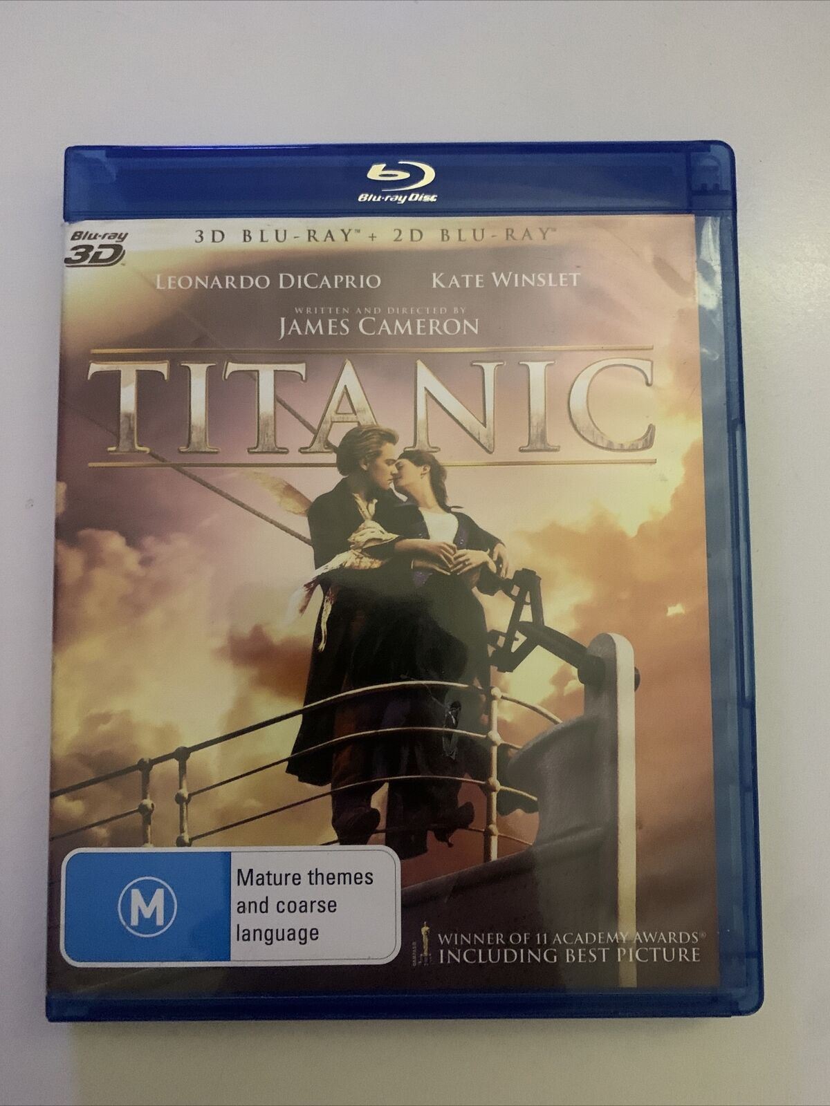 Titanic 3D (Blu-ray, 1997, 4-Disc Set) Leonardo DiCaprio, Kate Winslet. Region B