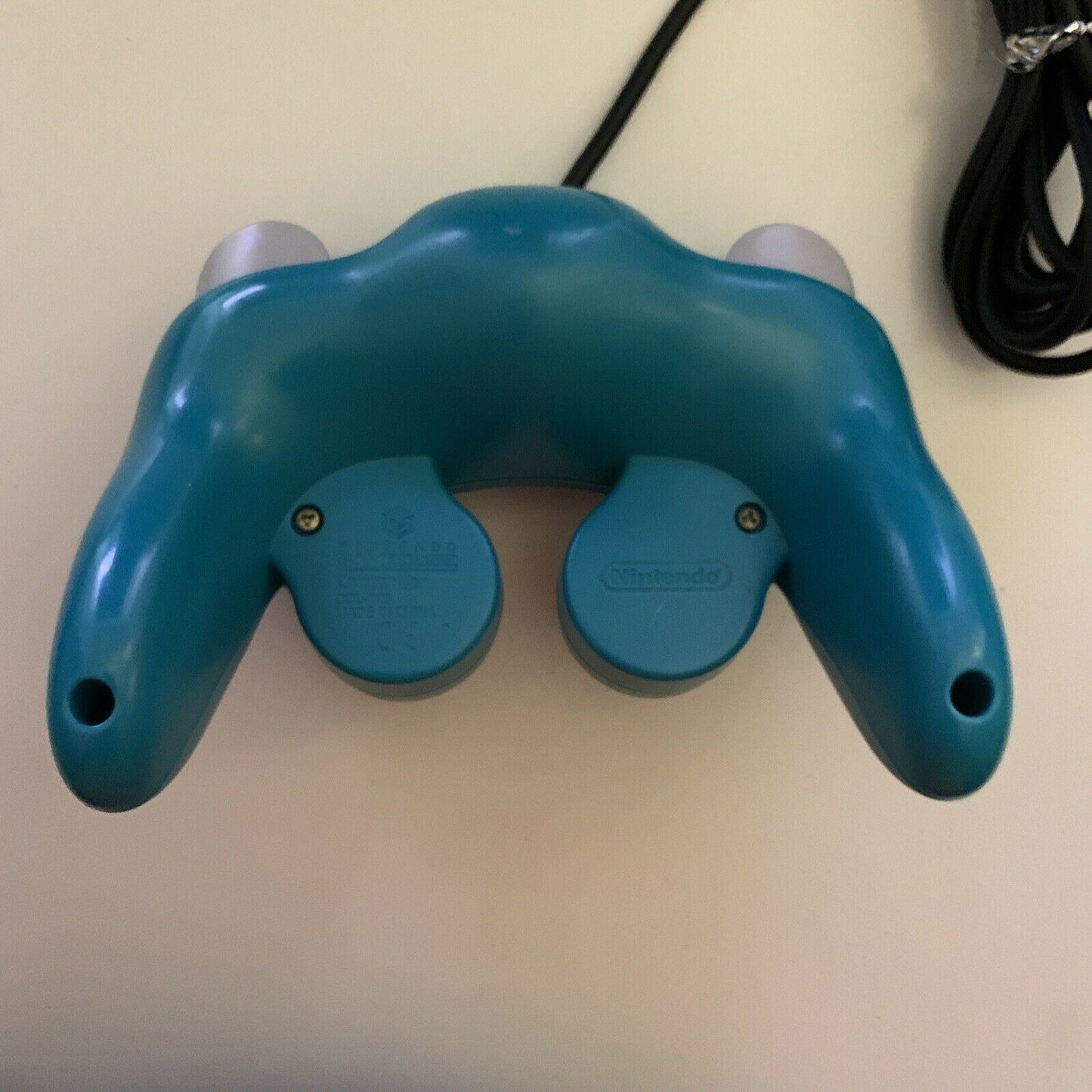 Genuine Nintendo GameCube Controller Emerald Blue DOL-003 Rare! Clean & Tested