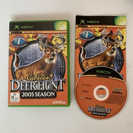 Cabelas Deer Hunt 2005 Season - Microsoft Xbox Original PAL Game Hunting