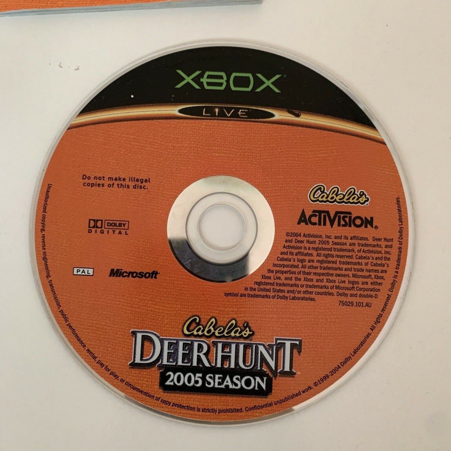 Cabelas Deer Hunt 2005 Season - Microsoft Xbox Original PAL Game Hunting