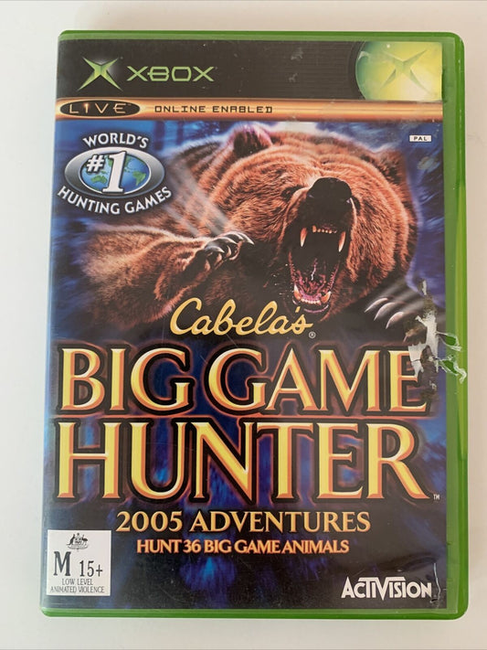 Cabela's Big Game Hunter 2005 Adventures - Microsoft Xbox Original PAL Game