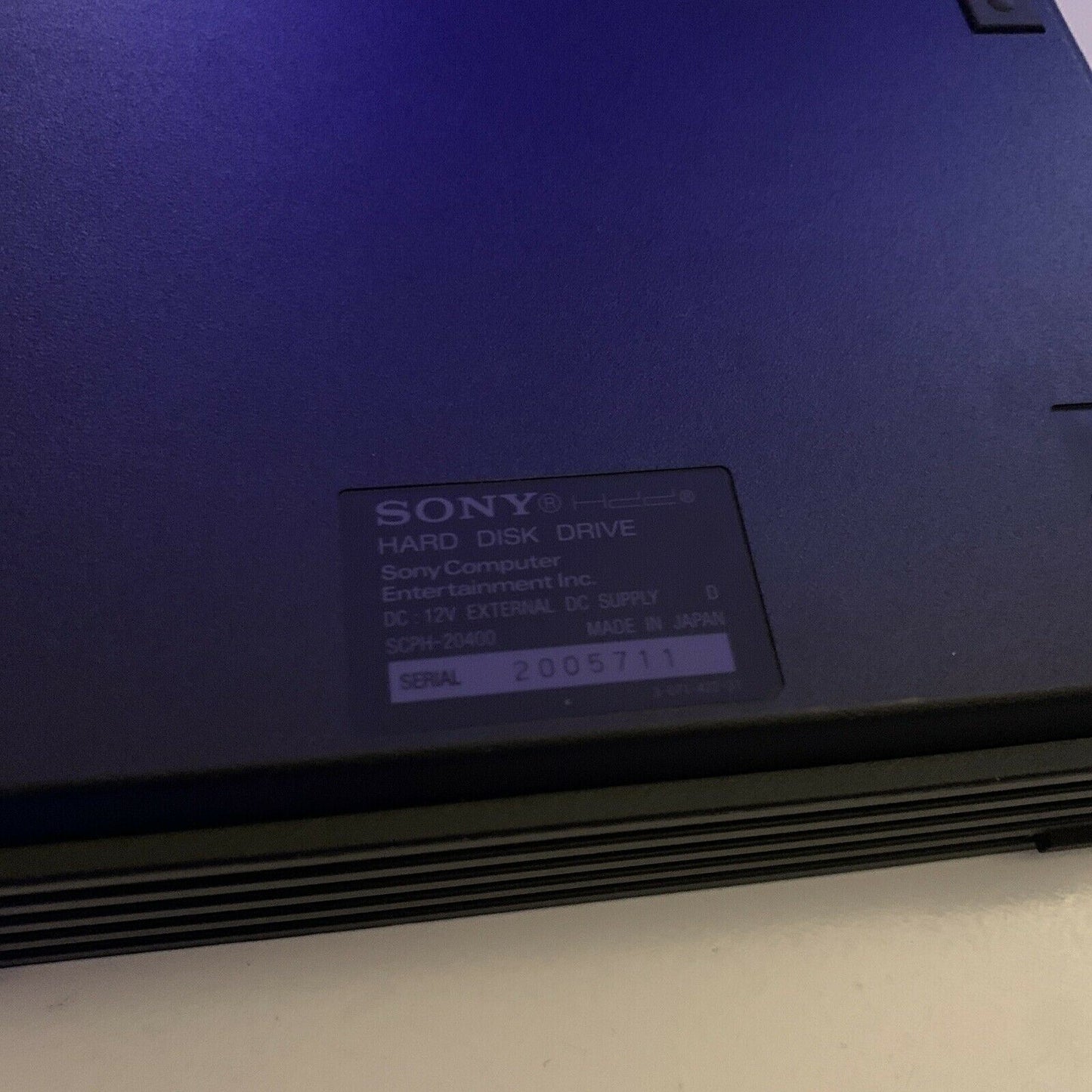 Official Sony PS2 External Hard Drive SCPH-20400 40GB Rare!